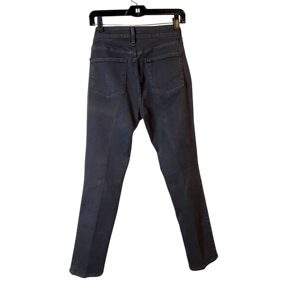 NYDJ Dark Gray Legging Jeans Sz 2 Lift Tuck Technology Cotton Blend Made In USA - Picture 2 of 6